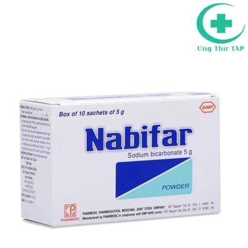 Nabifar 5g Pharmedic - Thuốc bột pha vệ sinh vùng kín