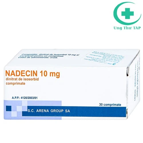 Nadecin 10mg - Thuốc phòng và điều trị đau thắt ngực