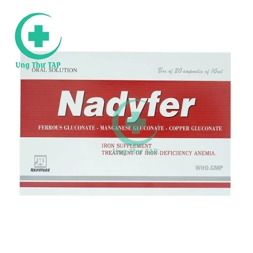 Nadyfer Nadyphar - Điều trị giảm nồng độ hemoglobin máu