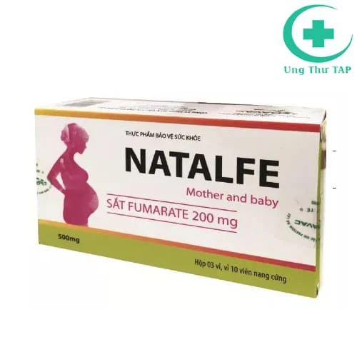 Natalfe - Thực phẩm bổ sung Sắt cho phụ nữ thiếu máu hiệu quả
