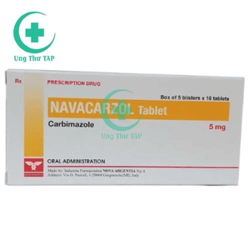 Navacarzol - điều trị bệnh tuyến giáp có tăng năng tuyến giáp