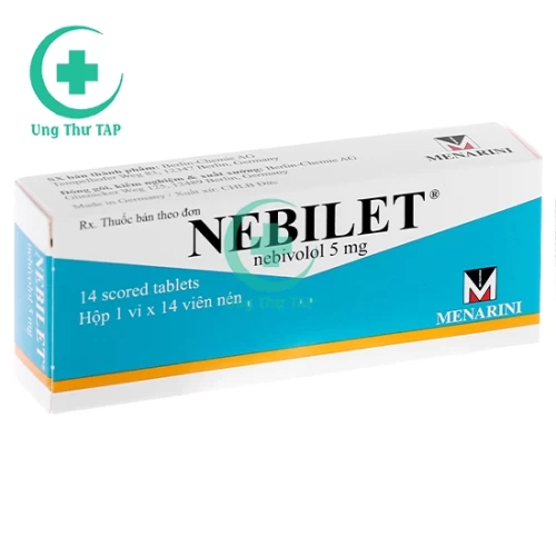 Nebilet Tab 5mg - điều trị tăng huyết áp vô căn, suy tim của Đức