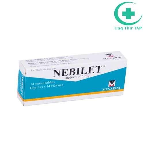 Nebilet Tab 5mg - điều trị tăng huyết áp vô căn, suy tim của Đức