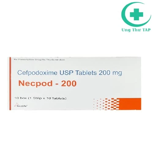 Necpod-200 Neclife - Thuốc điều trị nhiễm khuẩn của Ấn Độ