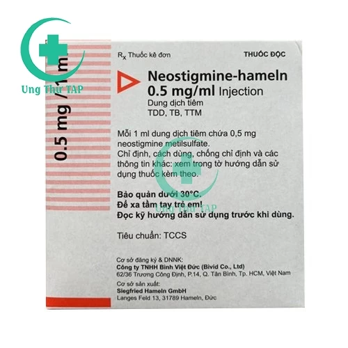 Neostigmine-hameln - Thuốc giãn cơ, tăng trương lực cơ hiệu quả