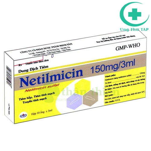 Netilmicin 3ml MD pharco - Thuốc điều trị nhiễm khuẩn hiệu quả