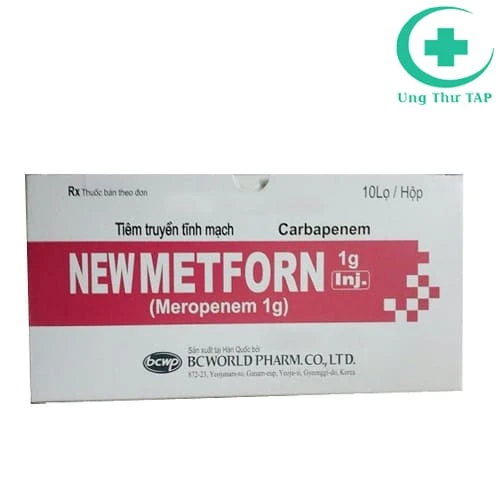 Newmetforn Inj. 1g BCWorld - Thuốc điều trị nhiễm khuẩn