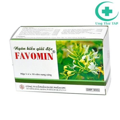 Ngân kiều giải độc Favomin - điều trị chứng cảm mạo phong nhiệt