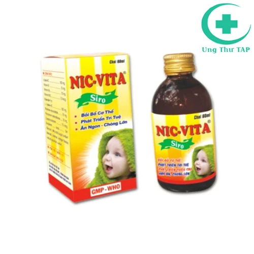 Nic-Vita Siro - Bổ sung Vitamin, khoáng chất cần thiết cho trẻ