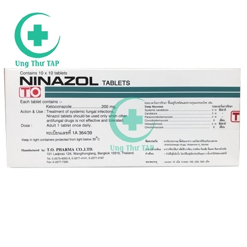 Ninazol Tablets - Thuốc điều trị nhiễm nấm Candida hiệu quả