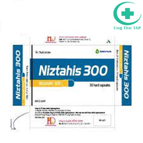 Niztahis 300 - điều trị viêm loét dạ dày, tá tràng hiệu quả