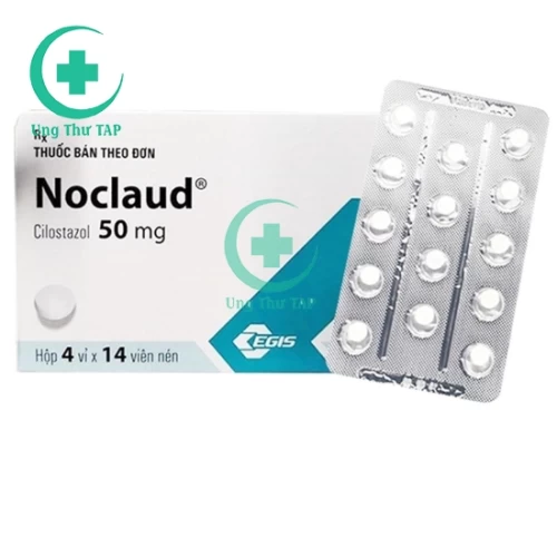 Noclaud 50mg - điều trị các triệu chứng thiếu máu cục bộ