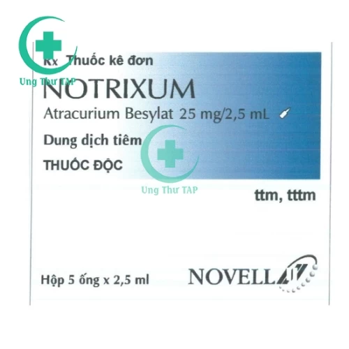 Notrixum - Thuố hỗ trợ trong gây mê hiệu quả của Indonesia
