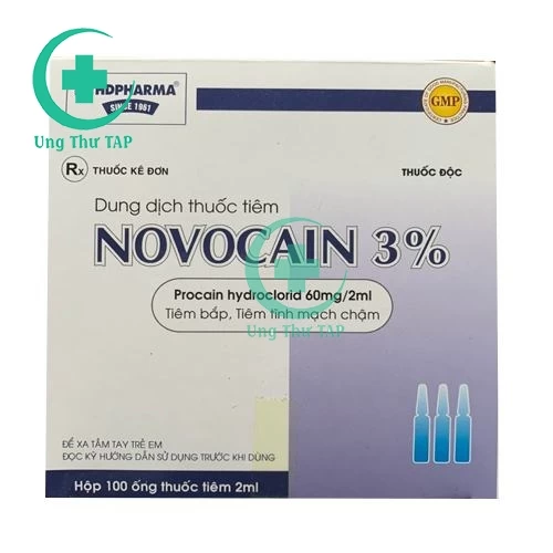 Novocain 3% Hdpharma - Thuốc gây tê hiệu quả của VTYT Hải Dương