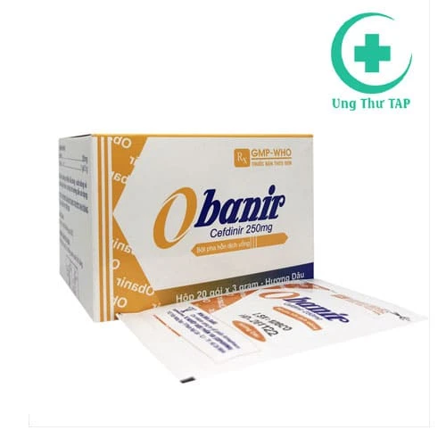 Obanir 250mg - Thuốc điều trị nhiễm khuẩn hô hấp hiệu quả