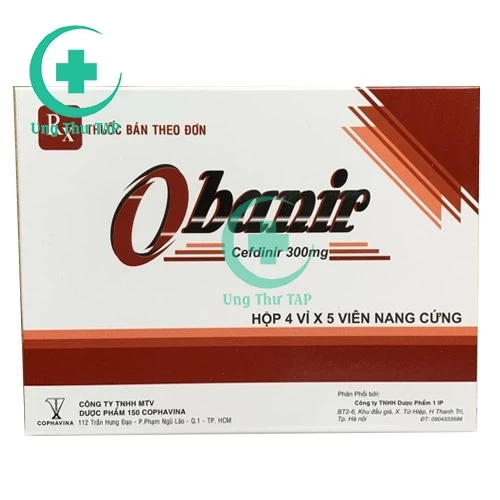 Obanir 300mg Armephaco - Thuốc điều trị nhiễm khuẩn chất lượng