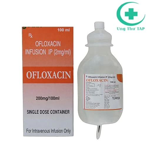 Ofloxacin 200mg/100ml Yuria-Pharm - Điều trị viêm, nhiễm khuẩn