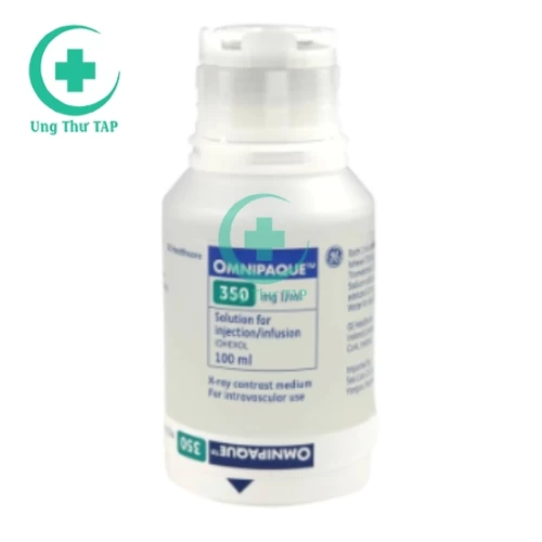 Omnipaque Inj Iod 350mg/ ml 10 x 100ml - Hỗ trợ chụp X-quang chẩn đoán