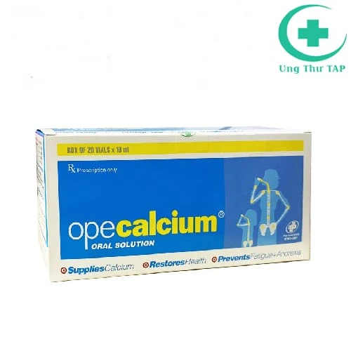 Opecalcium Oral Solution 10ml OPV - Thuốc điều trị thiếu Calci