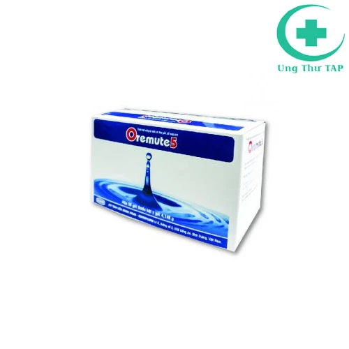 Oremute 5 - Thuốc cung cấp chất điện giải trong tiêu chảy cấp