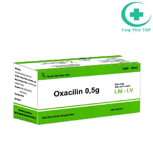 Oxacilin 0,5g VCP - Thuốc điều trị các viêm, nhiễm khuẩn
