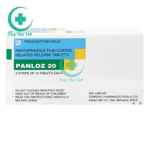 Panloz 20 - Thuốc điều trị loét dạ dày, tá tràng của Ấn Độ
