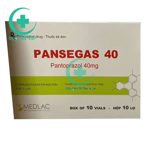 Pansegas 40 - điều trị loét dạ dày tá tràng, trào ngược dạ dày