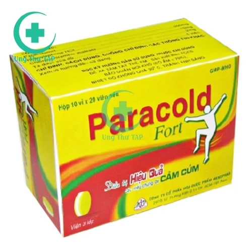 Paracold Fort Mekophar - Thuốc  điều trị cảm cúm