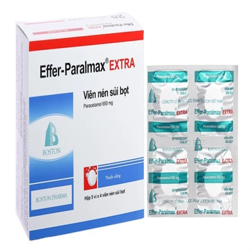 Effer-Paralmax Extra 650mg - Paracetamol giảm đau, hạ sốt