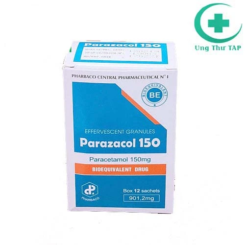Parazacol 150 - Điều trị các vấn đề liên quan tới đau, sốt