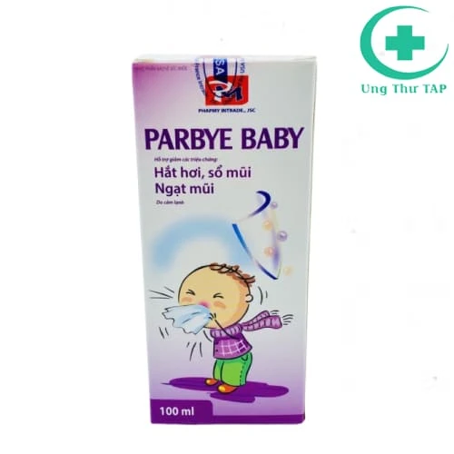Parbye Baby - Hỗ trợ điều trị hắt hơi, ngạt mũi hiệu quả