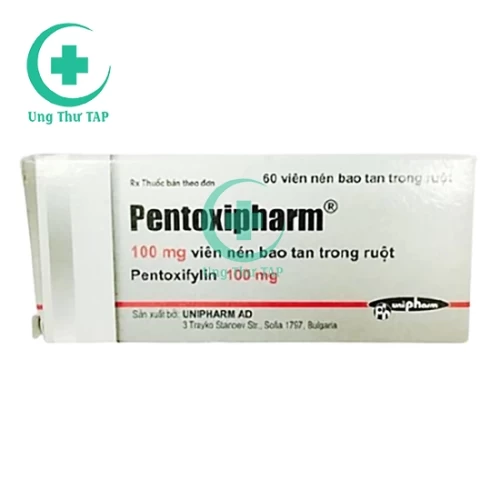 Pentoxipharm 100mg Unipharm - Điều trị viêm tắc tĩnh động mạch