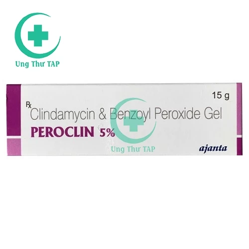 Peroclin 5% Gel - giúp giải quyết mụn, gom cồi mụn nhanh