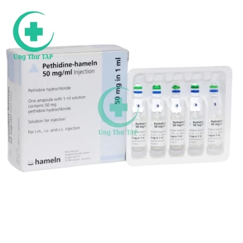 Pethidine-Hameln 50mg/ml - Thuốc tiêm giảm đau hiệu quả cao