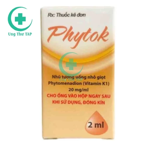 Phytok - Thuốc uống bổ sung vitamin K cho cơ thể