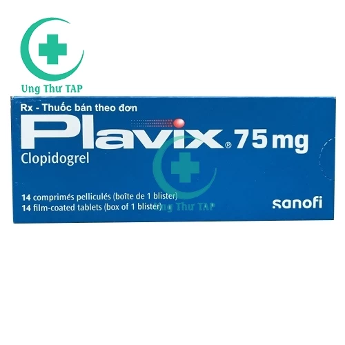 Plavix 75mg - Thuốc làm tan khối huyết hiệu quả