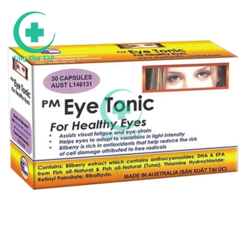 PM Eye tonic - Thuốc bổ mắt, tăng cường chức năng của mắt của Úc