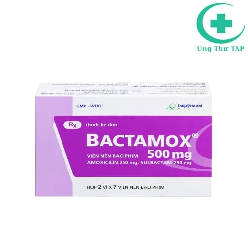 pms-Bactamox 500mg Imexpharm - Thuốc điều trị bệnh nhiễm khuẩn