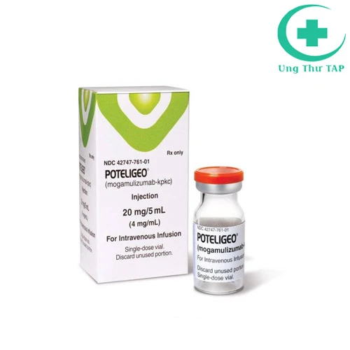 Poteligeo 20mg/5ml - Thuốc điều trị ung thư hạch ở da hiệu quả