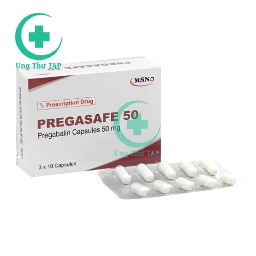 Pregasafe 50 MSN - Thuốc điều trị đau thần kinh của Ấn Độ