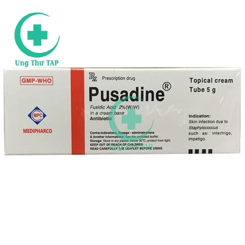 Pusadine - Thuốc điều trị nhiễm khuẩn ngoài da hiệu quả