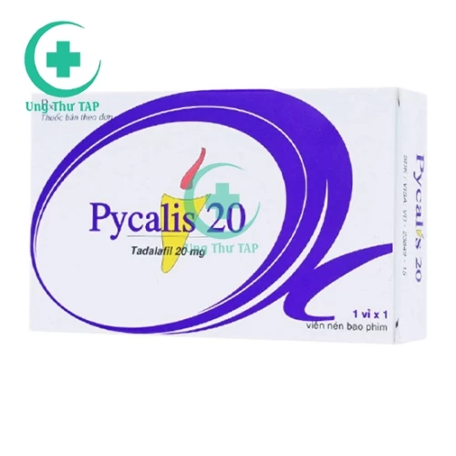 Pycalis 20mg Pymepharco - Thuốc điều trị rối loạn cương dương