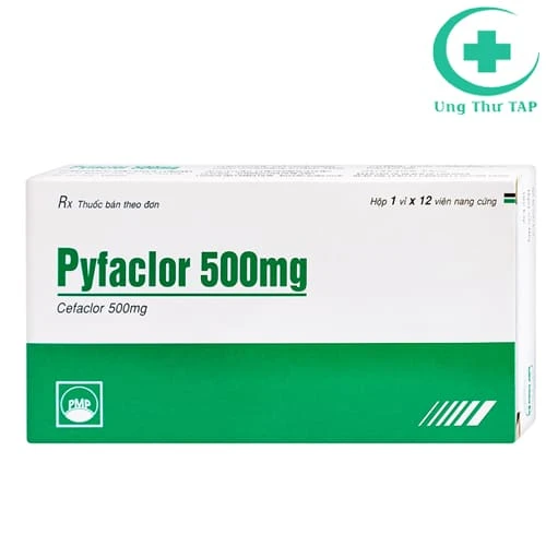 Pyfaclor 500mg - Thuốc điều trị nhiễm khuẩn đường hô hấp