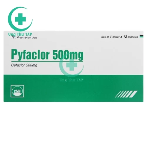 Pyfaclor 500mg - Thuốc điều trị nhiễm khuẩn đường hô hấp