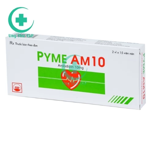 Pyme AM10 Pymepharco - Điều trị tăng huyết áp, đau thắt ngực