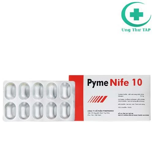 Pymenife 10 - Thuốc điều trị đau thắt ngực ổn định mãn tính