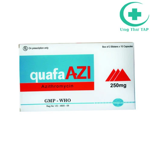 Quafa-Azi 250 mg - Thuốc điều trị khuẩn đường hô hấp dưới