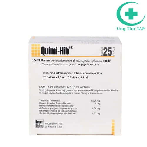 Quimi- Hib - Điều trị viêm phổi, viêm màng não mủ hiệu quả