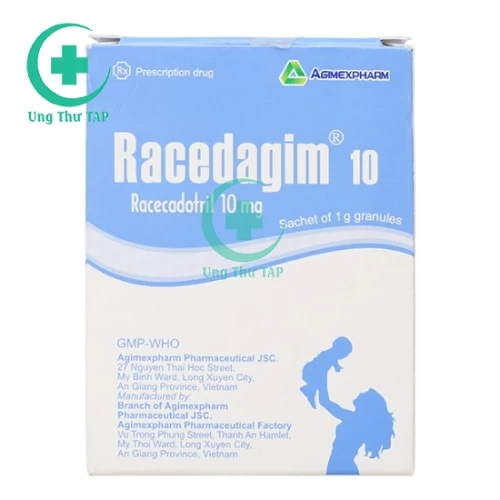 Racedagim 10 Agimexpharm - Thuốc điều trị tiêu chảy cấp hiệu quả