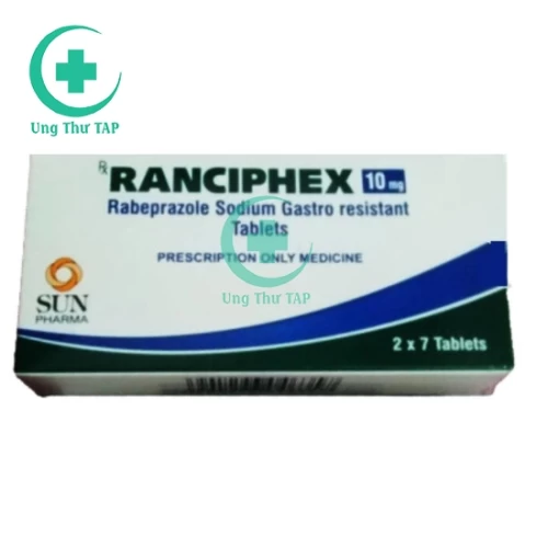 Ranciphex 10mg - Thuốc điều trị loét dạ dày, loét tá tràng